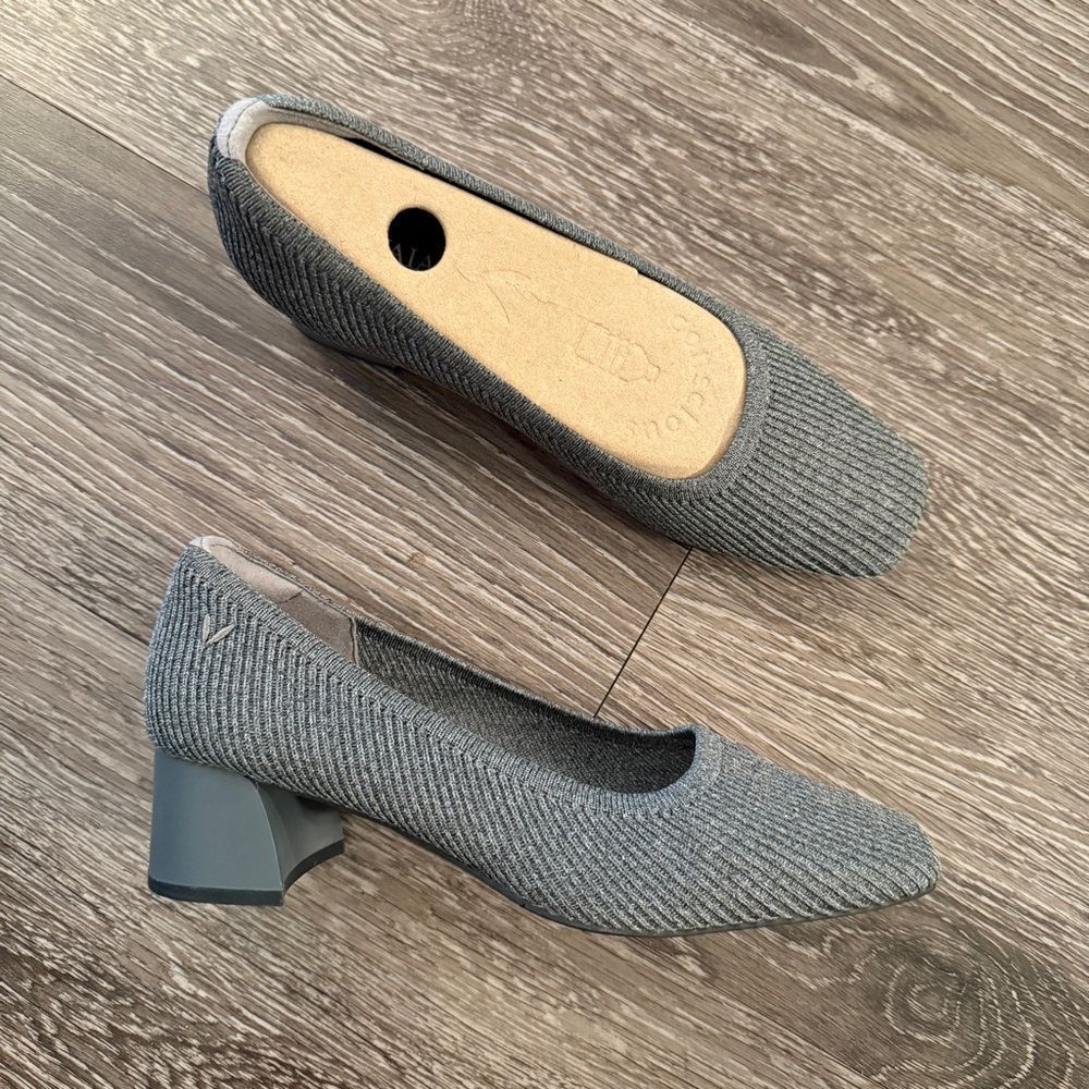 Vivaia Square-Toe Stress Free Chunky Heels (Megan)